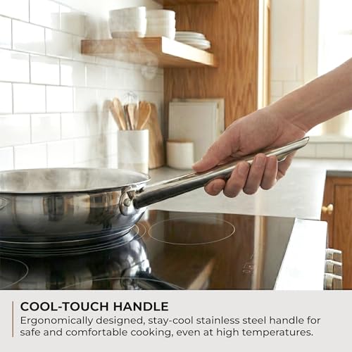 8 Inch Stainless Steel Frying Pan (18/10 Stainless Steel)