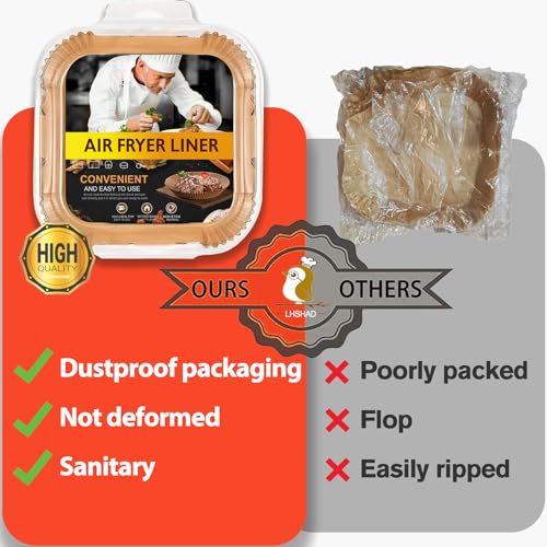 Small Air Fryer Liners (125 Count)