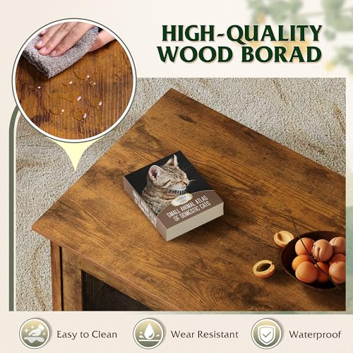 Wooden Coffee Table with Flip (Urban2_brown / 31.5")