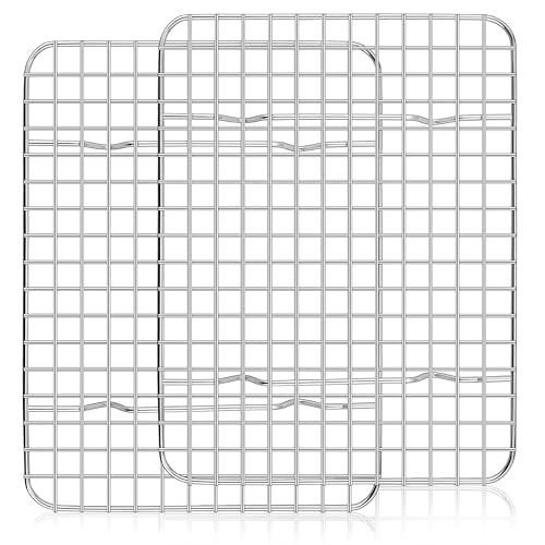 12x9 Inches Stainless Steel Cooling Rack Set of 2 for Quarter Sheet (11.75" x 9")