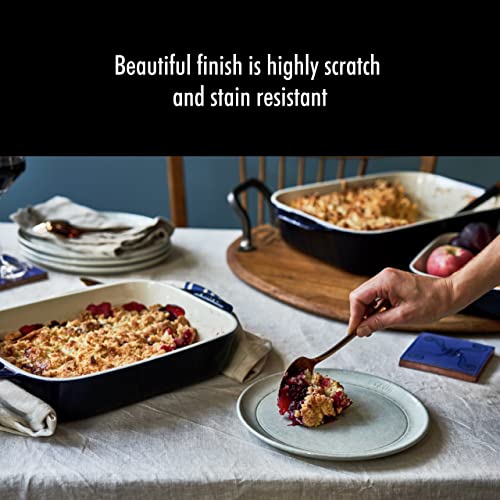 2 Pc Rectangular Ceramic Baking Dish Set