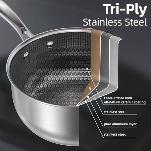 2 Qt Stainless Steel Saucepan (2 Quarts)