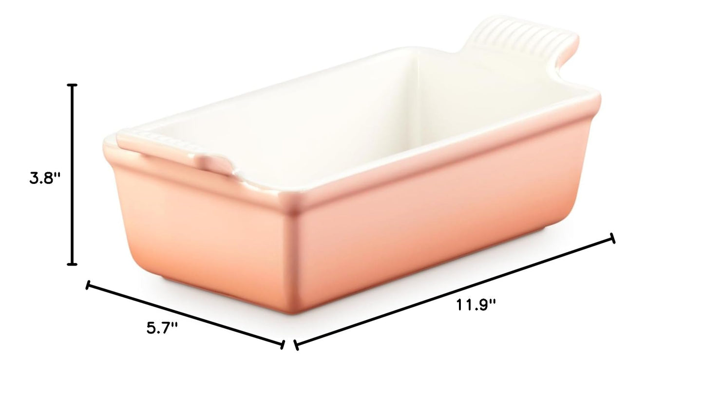 Stoneware Heritage Loaf Pan (Peche)