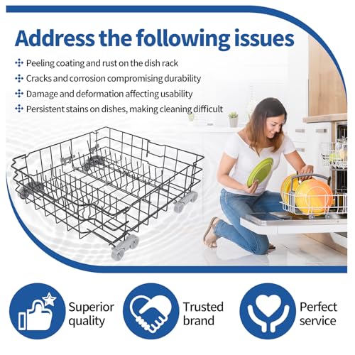 WD28X25960 Replacement Lower Dishwasher Rack Compatible with GE (WD28X25960)