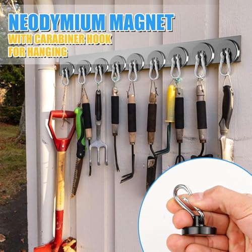 Magnetic Hooks Heavy Duty 150Lbs (150lb-12P)