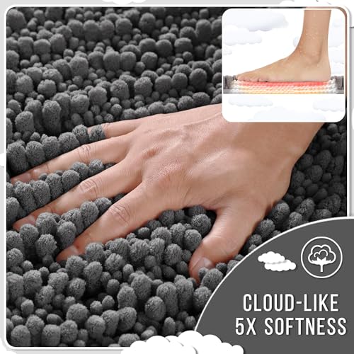 Bathroom Rugs Non Slip Washable 32x20 Inch