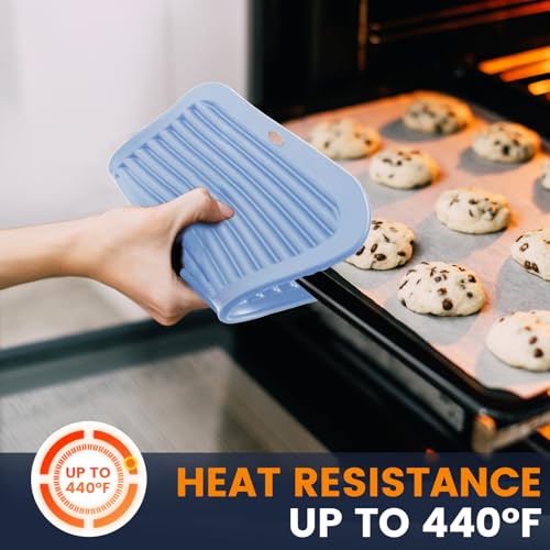 Silicone Trivet Mats 4 Heat Resistant Pot Holders Multipurpose Non (Bamboo Moon)