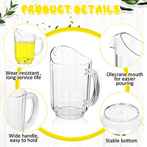 20 Pcs Plastic Water Pitchers (20 Count)
