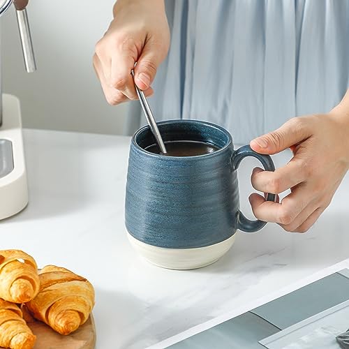 20 oz Large Coffee Mug (Deep Blue)