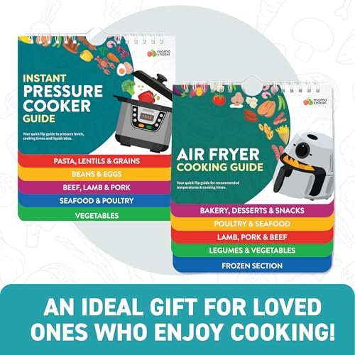 Air Fryer & Instant Pot Magnetic Cooking Guides (2 Count)