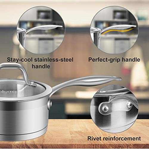 Stainless Steel Sauce Pan with Lid (2.5 Quarts)