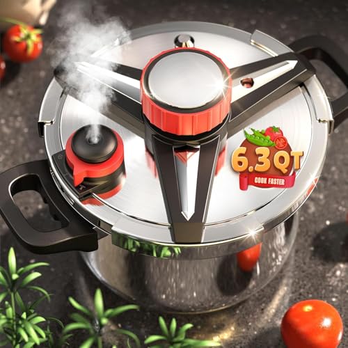 Pressure Cooker 6.3QT (6.3 Quarts)