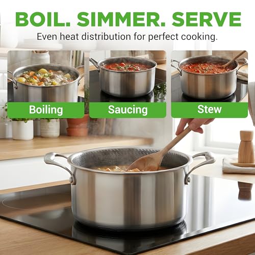 5 QT Stainless Steel Stew Pot (5qt Stockpot / Stainless Steel)