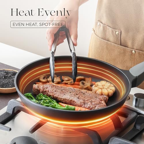 Nonstick Frying Pan (12 Inch / Black Sesame)
