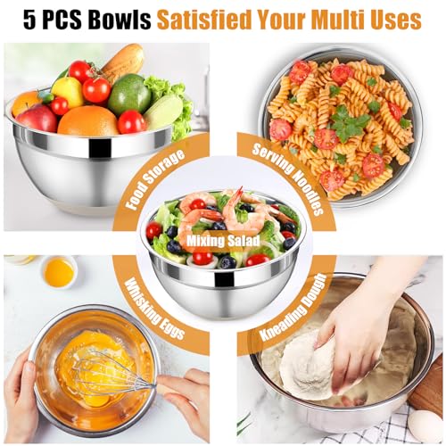 Mixing Bowls with Lid Set