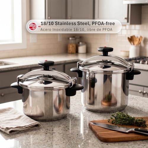 Star 6.3 Quart Stainless Steel Pressure Cooker (6.3 Quarts)