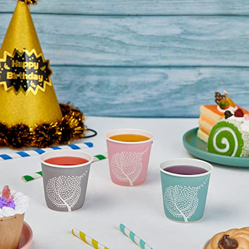 600 Pack 3 oz Paper Cups (600pack Colour mixture)