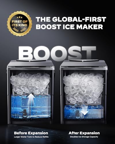 Countertop Ice Maker (Upgrade Black / 26.5 lbs)