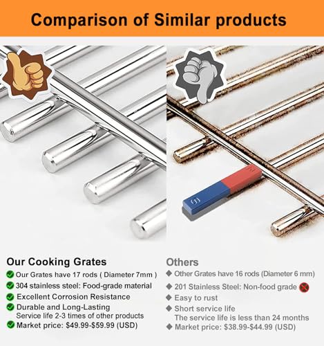 Waltboar 17 " Stainless Steel Grates