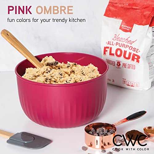 Prep Bowls with Lids (Rose / 8 Piece Set - Deep Bowls)