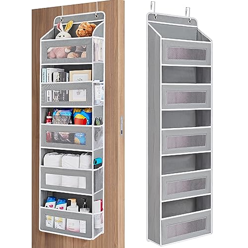 Over the Door Organizer for Bedroom (Grey / 1 Pack (Standard))