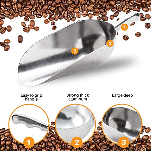 Cast Aluminum Utility Scoop (85 oz)