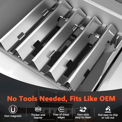 Grill Parts for Weber Spirit 2 e310 (L11 15.31"×2.6"×2.5")