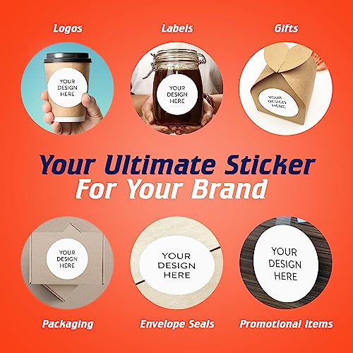 Custom Vinyl Stickers Your Image (100 Count)