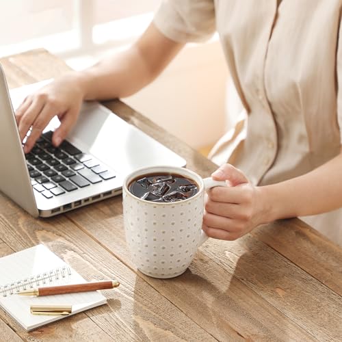 LYDIA 16 Oz Coffee Mugs Set of 4