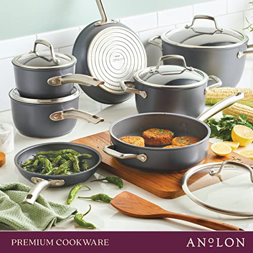 Accolade Forged Hard Anodized Nonstick Pots & Pans (Cookware Set (12 Piece))