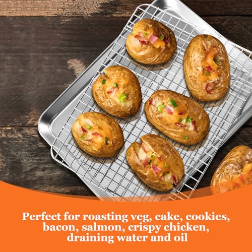 Half Sheet Baking Pan & Wire Rack (Half Sheet Pan)