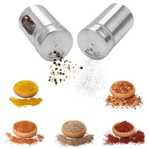6 Pack Salt and Pepper Shakers (80ml 6 Pack)