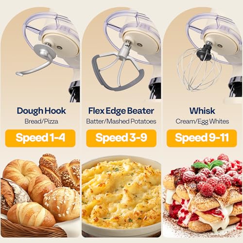 Stand Mixer with Dough Proofing (Smart Presets / White)