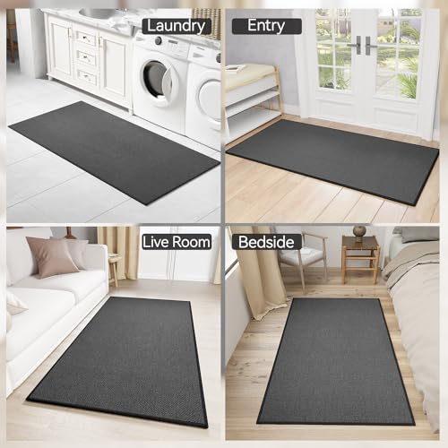 Kitchen Mat Rubber Backing Cushioned Non Slip Kitchen Rugs for Floor