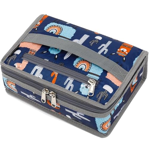Small Insulated Lunch box Portable Soft Bag Mini Cooler Thermal Meal Tote Kit with Handle for Work & School