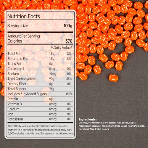 Halloween Pumpkin Sprinkles Edible (Halloween Pumpkin Sprinkles)