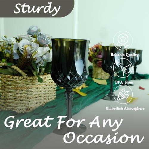 12Pack Plastic Wine Glasses (12 Count)