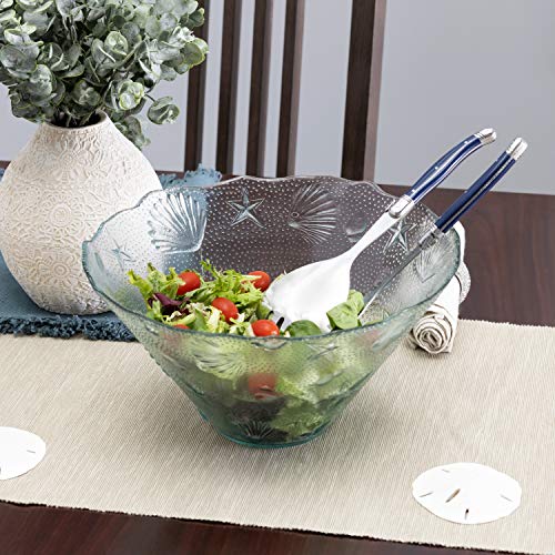 Laguiole Connoisseur Navy Blue Salad Servers (Navy Blue)