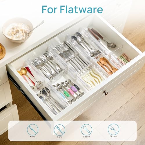 2.36" Drawer Dividers with Expandable Inserts (Short-2.36" with Inserts)