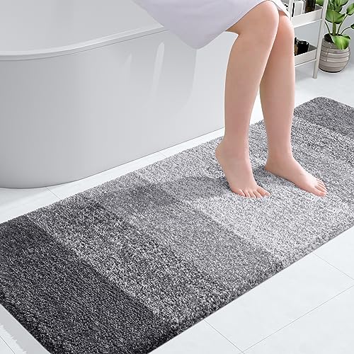 Bathroom Runner Rug 59x24 (59" X 24" / Grey)