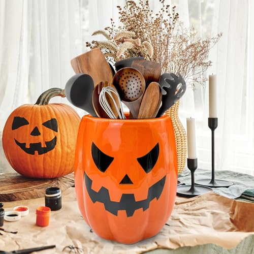 Halloween Kitchen Decor (Hallowee Pumpkin Orange)