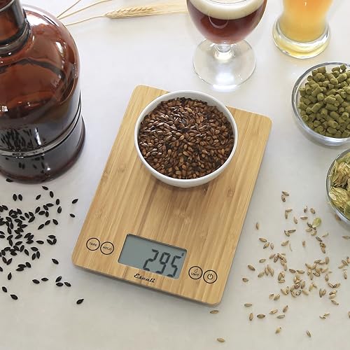 Arti Digital Food Scale (Bamboo / 9" x 6.5" x .75")