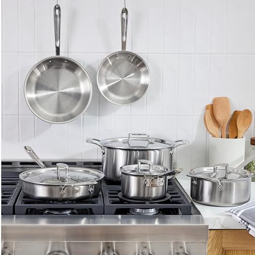 D5® Stainless Steel Core 10 Piece Cookware Set (D5 Stainless Steel Set)