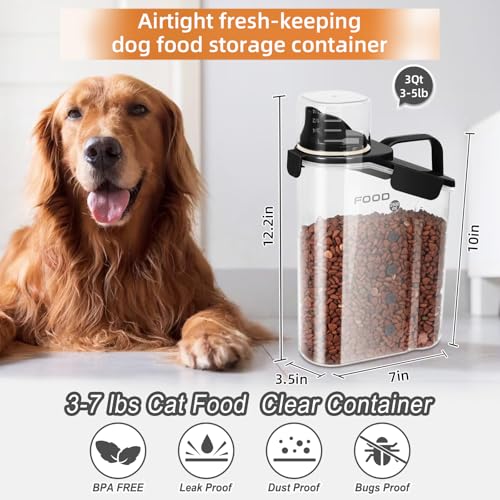 Dog Food Storage Container (Black)