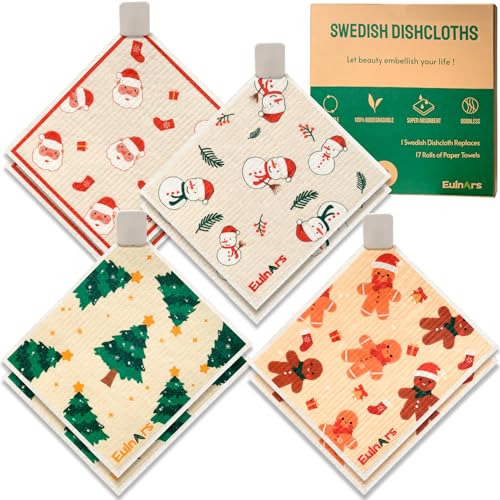Reusable Paper Towels (Christmas)