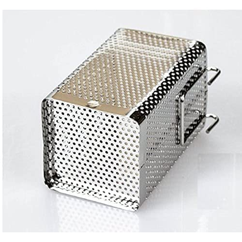 Kitchen Utensil Chopsticks Perforated Holder with Hooks (Small Square)