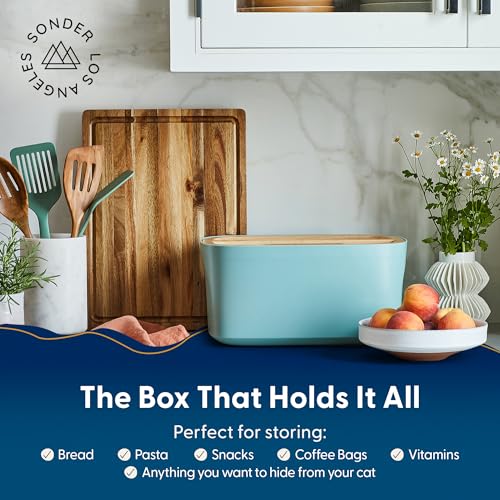 Sonder LA Union Bread Box with Wood Lid
