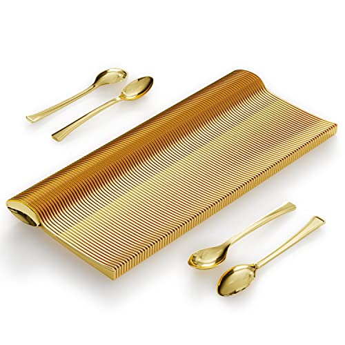Mini Spoons for Desserts (Mini Gold Spoon)