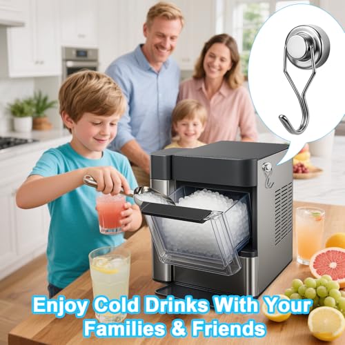 Stainless Steel Ice Scoop for Freezer with Magnetic Hook