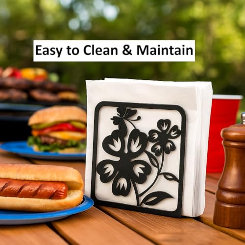 Black Cat Napkin Holder for Table